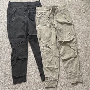 Athleta Black and Tan Women's Joggers